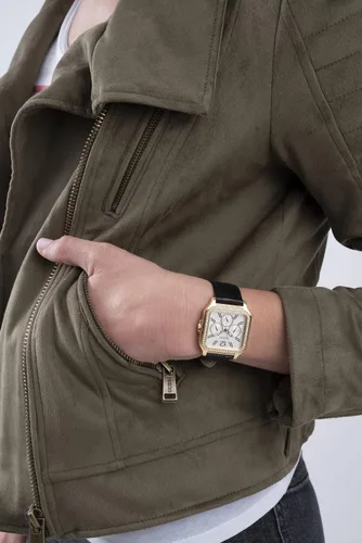 Vista 6 de GUESS 36mm Multifunction Stainless Steel Watch with Crystals