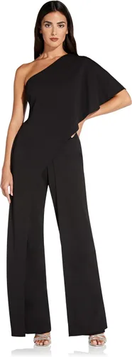 Vista 3 de Adrianna Papell Womens One Shoulder Jumpsuit