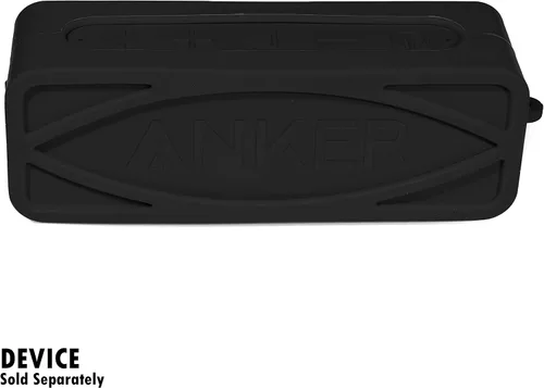 Vista 3 de Funda de silicona personalizada para Anker Soundcore 2, SoundCore 2 Altavoz Bluetooth portátil de 12 W, protección completa contra golpes, sacudidas