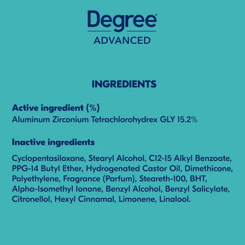 Vista 6 de Degree Ultra Fresh - Desodorante antitranspirante en barra para ducha, paquete de 4 para protección contra el sudor y el olor 48H para mujeres, 2.6