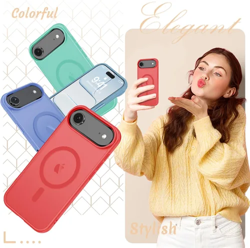 Vista 1625 de Funda para Google Pixel 10 Pro XL, cubierta magnética mate, color negro Fit for MagSafe, Screen Protector included, Shockproof Military Grade