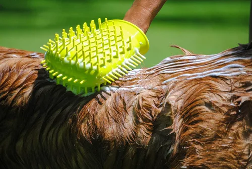 Vista 6 de Bark Brite Cepillo de baño y limpiador de patas de perro de doble propósito