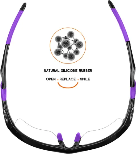 Vista 4 de Kits de Goma de Repuesto Earsocks and Narizes para Oakley Half Jacket 2.0 OO9144 Half Jacket 2.0 XL
