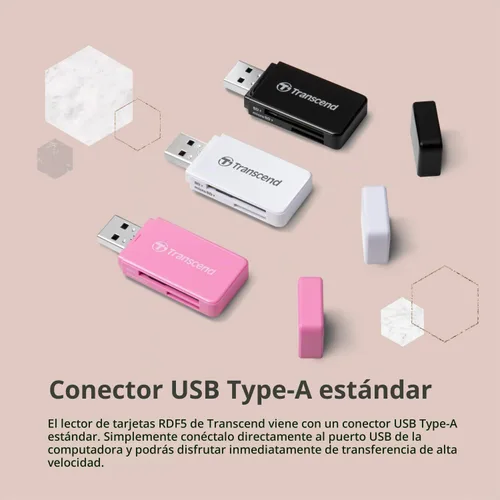 Vista 6 de Transcend RDF5, Negro