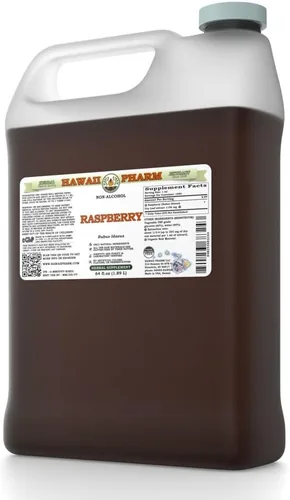 Vista 11 de Hawaii Pharm Extracto de hoja de frambuesa sin alcohol, 2 onzas líquidas