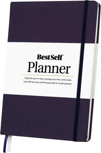 Vista 10 de Self Planner de BestSelf – Agenda de 6 meses sin fecha para la gestión del tiempo, mejora de la productividad, programación y logro
