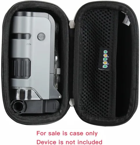 Vista 2 de Adada Estuche rígido de viaje para Carson MicroFlip 100x-250x microscopio de bolsillo con luz UV LED