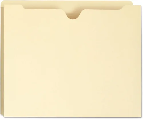 Vista 6 de Smead Chaqueta de archivo, pestaña de corte recto, expansión de 1", tamaño carta, Manila, 50 por caja (75439)