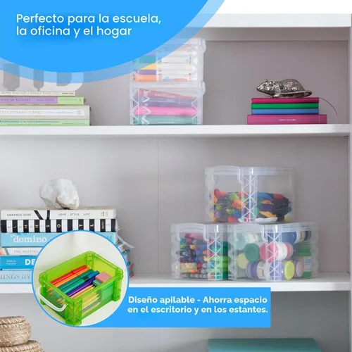 Vista 4 de Advantus Super Stacker índice Box, El color puede variar