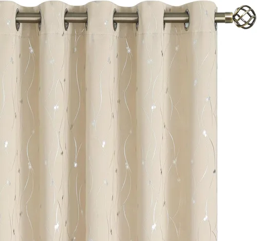 Vista 59 de BGment Cortinas cortas de oscurecimiento de habitación de 45 pulgadas de largo para ventanas pequeñas, cortinas con aislamiento térmico con ojales