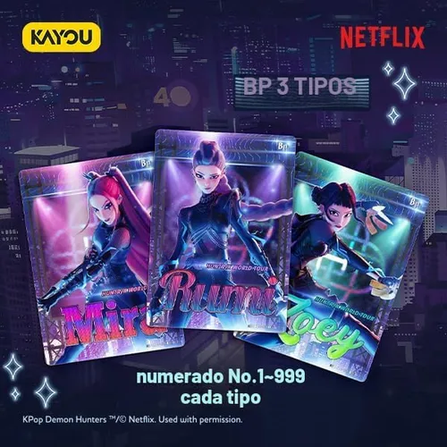 Vista 5 de KAYOU × Tarjeta KPop Demon Hunters-Energy Edition-001-NA-Series 1-A