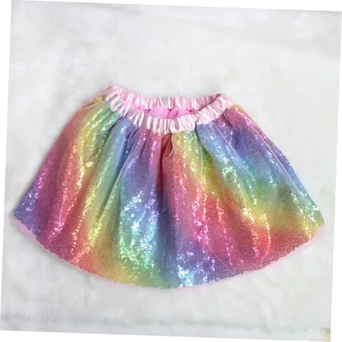 Vista 8 de PACKOVE 2pcs Angel Costume for Kids Kid Angel Costume Fashion Baby Dress Dance Tutu Dress Girls Tutu Glitter