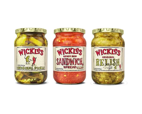 Vista 10 de Wickles Spicy Red Sandwich Spread, 16 oz (Paquete - 1)