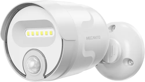 Vista 11 de Luz de sensor de movimiento recargable USB para exteriores, batería incorporada de 4000 mAh, foco de 600 lúmenes, luz de pared inalámbrica