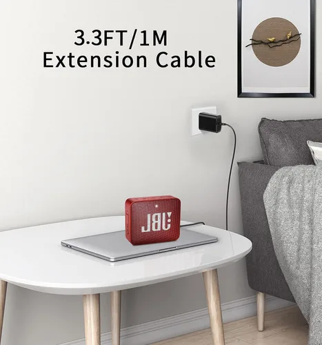 Vista 5 de Cable Cargador de Carga USB Compatible con JBL Charge 4, Charge 5, Charge 6, JBL Flip 5, Flip 6, Flip 7, JBL Pulse 4, Pulse 5, Clip4, Clip5