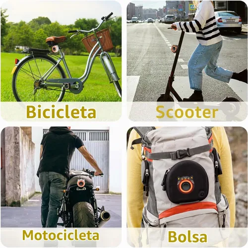 Vista 7 de NineLeaf Bicycle Tail Light Rechargeable, Bike Alarms for Ebikes 2 juegos de funda de silicona para gatos