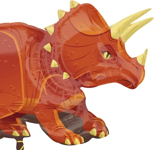 Vista 3 de Anagram Amscan 3224901 - Globos de papel de aluminio con forma de Triceratops (42 x 24 pulgadas)