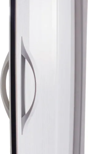 Vista 4 de Inicio Puertas de acordeón blancas de 32 x 80 pulgadas para armario, puerta plegable recortable de PVC, puertas plegables compactas, puerta Blanco