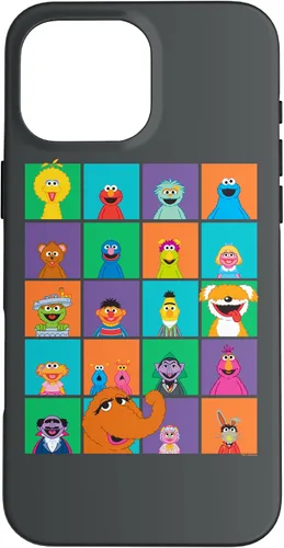 Vista 8 de Funda para iPhone 16 Sesame Street Character Squares