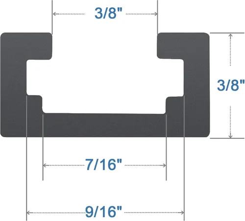 Vista 6 de Kit de intersección de aluminio T-Track de 3 pulgadas – Perfil de doble corte universal con agujeros de montaje preperforados -Carpintería
