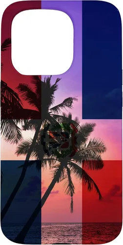 Vista 14 de Tropical Ocean Dominican Republic Flag - Dominican Pride Case for iPhone 17