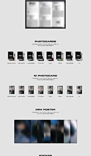 Vista 4 de Stray Kids ODDINARY 6º Mini álbum Versión Normal Contenido+Seguimiento Kpop Sellado (SET (CANEADO+MASCARA OFF))