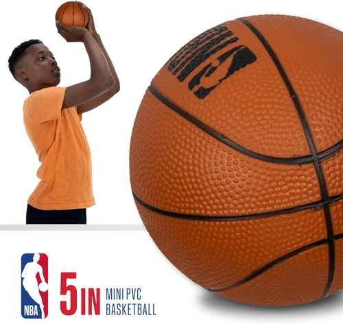 Vista 3 de Franklin Sports NBA Team Over the Door Aros de Baloncesto - Mini Aro de Baloncesto Interior para Niños + Juego de Pelota - Mini Aros para Fanáticos