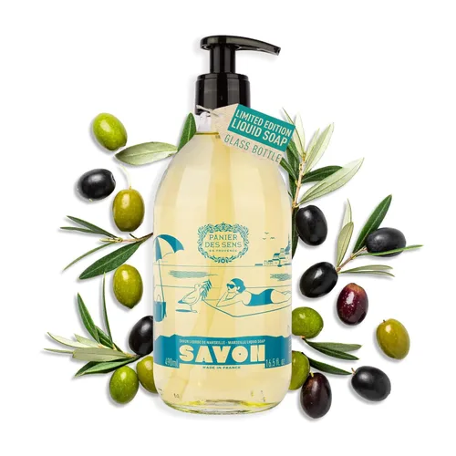Vista 14 de Panier des Sens - Jabón líquido de manos - Lavado de manos de almendra - Jabón de manos hidratante de Marsella francés con aceite de coco - Para