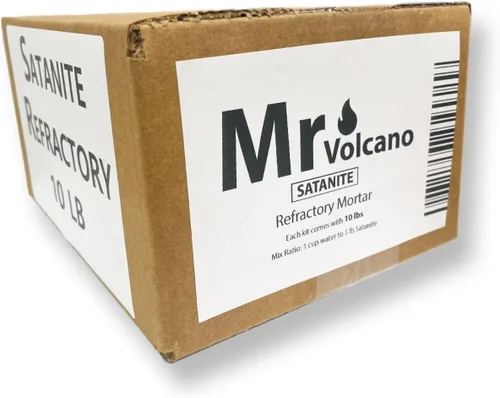 Vista 2 de Satanita refractaria 10 libras para manta de cerámica que alinea el mortero de 3200 grados