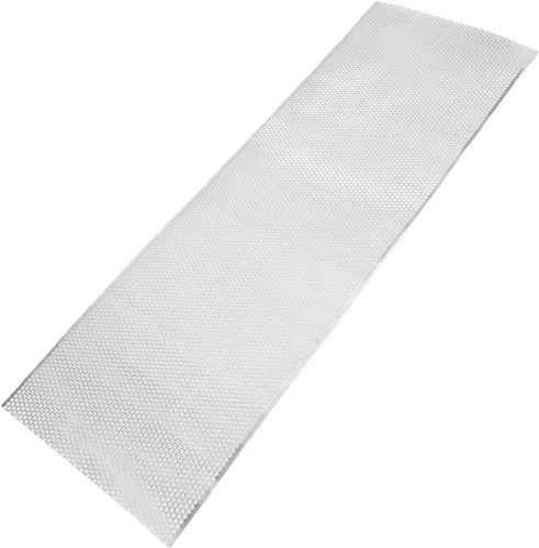 Vista 8 de Estructura de aluminio de plata 40x13in de la colmena de la malla de Material de aleación ligera, se adapta a parachoques y capó, varios vehículos