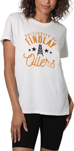 Vista 353 de Colección oficial de camisetas sueltas para mujer, color blanco