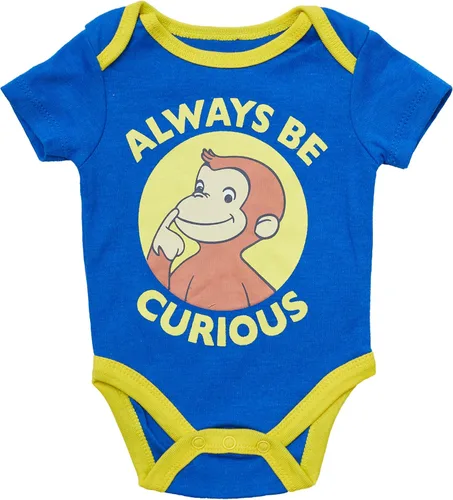 Vista 4 de Curious George Conjunto de 3 piezas para bebé niño con pantalón y bandana