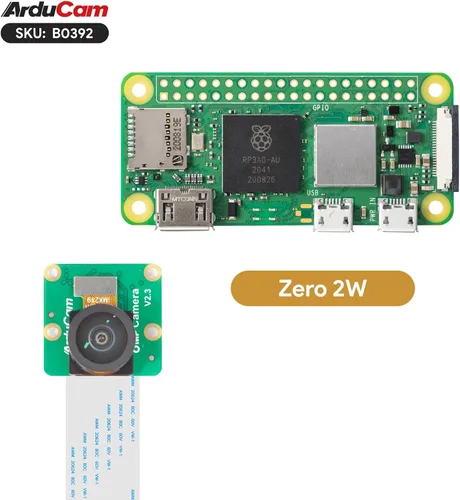 Vista 6 de Arducam Cámara ultra gran angular de 175 grados IMX219 de 8MP para Raspberry Pi, compatible con Pi 5, 4 Modelo B, 3/3B+ y Zero 2W