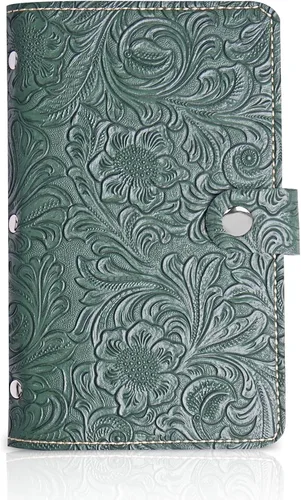 Vista 8 de lizimandu Libro Tarjetero para Tarjetas de Visita, Estuche Libro de Tarjetas de Visita de Cuero PU, Carpeta Organizadora para Tarjetas