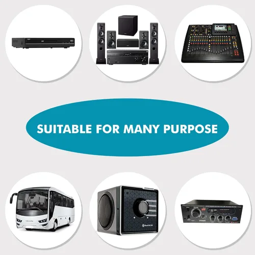Vista 5 de Technical Pro MK75 Micrófono dinámico con cable XLR de 10 pies a ¼ de pulgada - Grado profesional, cardioide, carcasa de metal duradera, ideal