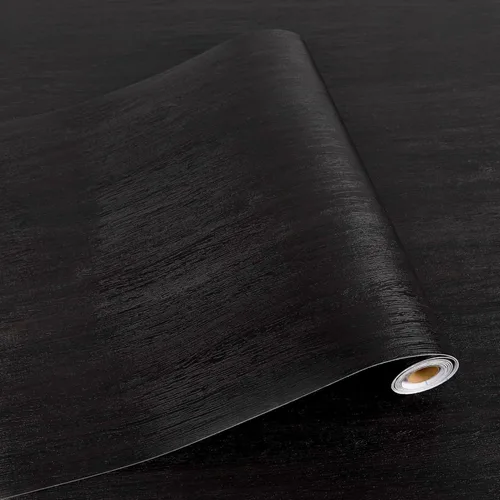 Vista 12 de Azulejos de suelo de despegar y pegar: rollo de 11.8x137.8 pulgadas con textura de grano de madera, pisos de vinilo autoadhesivos e impermeables sin