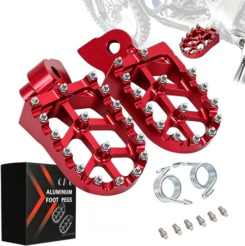 Vista 7 de JFG RACING Estriberas CNC para motocicleta de cross, estriberas de pedal de descanso CNC para YZ65 18-23/YZ85 02-23/YZ125 97-23/YZ250 98-23/YZ250F
