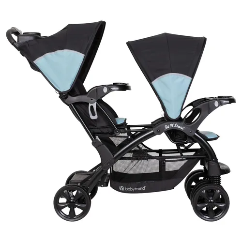 Vista 2 de Baby Trend Sit N' Stand® - Cochecito doble, color azul desierto
