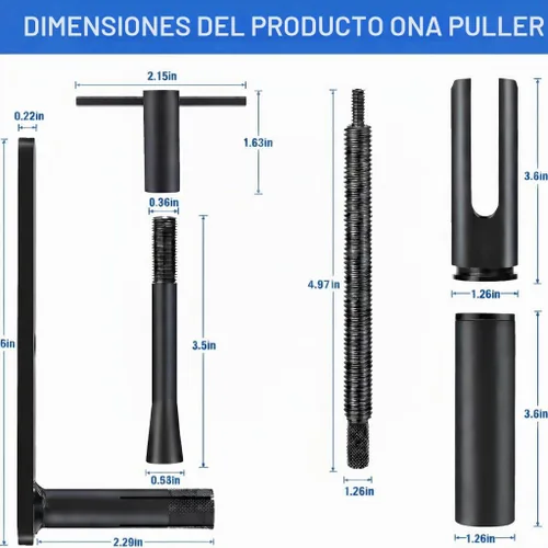 Vista 3 de FlowRite Herramienta extractora de cartuchos ONA Puller Premier Moen 1222, 1225 y 1200