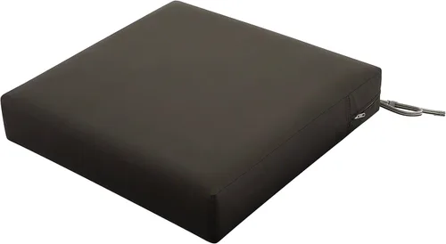 Vista 56 de Classic Accessories Ravenna - Cojín de asiento de patio resistente al agua de 21 x 19 x 5 pulgadas, verde azulado, cojín de sofá de dos plazas