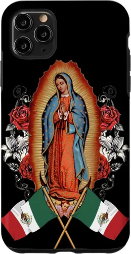 Vista 13 de Funda para iPhone 12 mini Nuestra Señora Virgen De Guadalupe Virgen María Mexicana