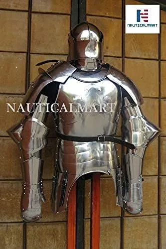 Vista 6 de NauticalMart Armadura gótica usable medio traje de armadura Medieval Times Reenactment Body Armour