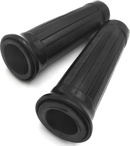 Vista 2 de MT080-25-BK Agarres de manubrio estilo calavera negra de 1 pulgada, compatibles con Harley XL 883 Hugger Sportster Cruiser