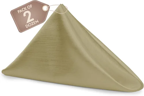 Vista 13 de Ultimate Textile -1 docena - Reversible Shantung Satin - Majestic - Servilletas de tela Majestic de 17 x 17 pulgadas color azul pizarra