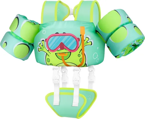 Vista 14 de Vvinca Puddle Kid Jumper for 13-30-66 Lbs,Toddlers Pool Floaties for 1-10 01-Sandía