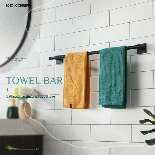 Vista 3 de KOKOSIRI Toalleros de 20 pulgadas, toalleros de baño, soporte para toallas de baño, soporte para papel higiénico, soporte para rollo de papel