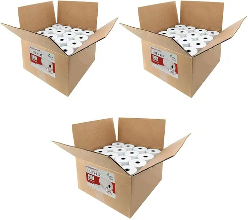 Vista 12 de (10 Rolls) 3 1/8 x 230 thermal paper square POS cash register thermal receipt paper rolls bpa free BuyRegisterRolls