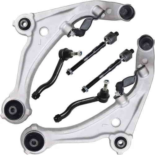 Vista 37 de Detroit Axle - Kit de extremo delantero para Chrysler 300 Dodge Charger 2011-2023 Challenger, 2 Lower Rearward Control Arms 2 Outer Tie Rods 2