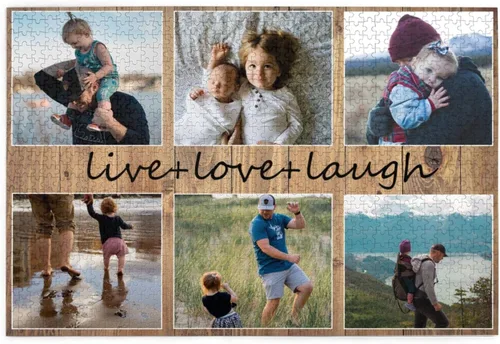 Vista 19 de Rompecabezas personalizados de fotos de 300/500/1000 piezas, rompecabezas personalizados para adultos, familia, cumpleaños, boda, amigos