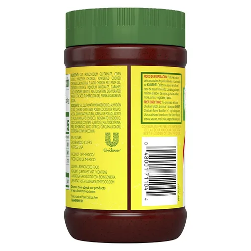 Vista 4 de Knorr Caldo con Sabor a Pollo para Salsas, Sopas y Guisos Granulado, Libre de Grasa y Colesterol 7.9 oz